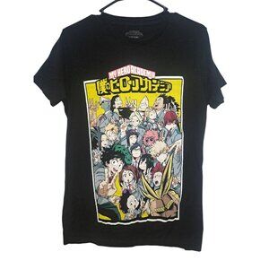 My Hero Academia Funimation Otaku Pride Vibrant BNHA Graphic T-shirt Small